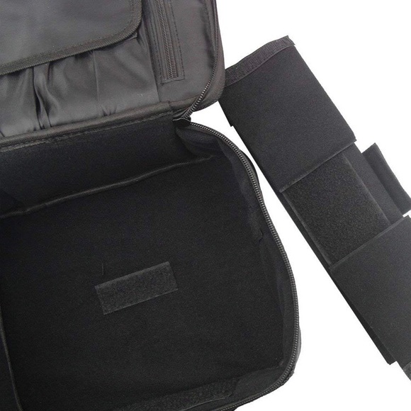 Makeup Bag W/ Brush Inserts & Adjustable Dividers - Picture 5 of 7